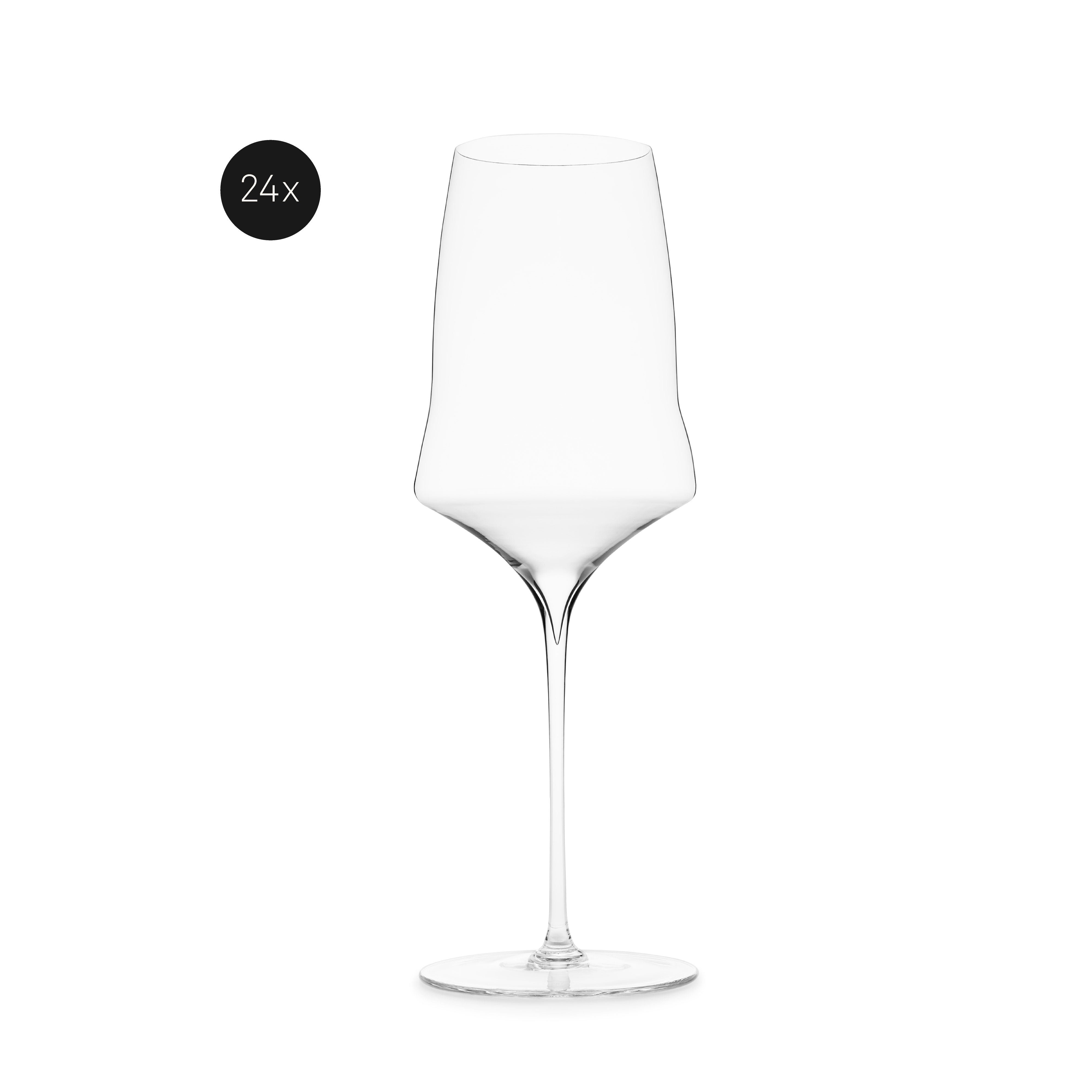 Josephine N° 1 by Josephinenhütte – White wine glasses #Set_Set of 24