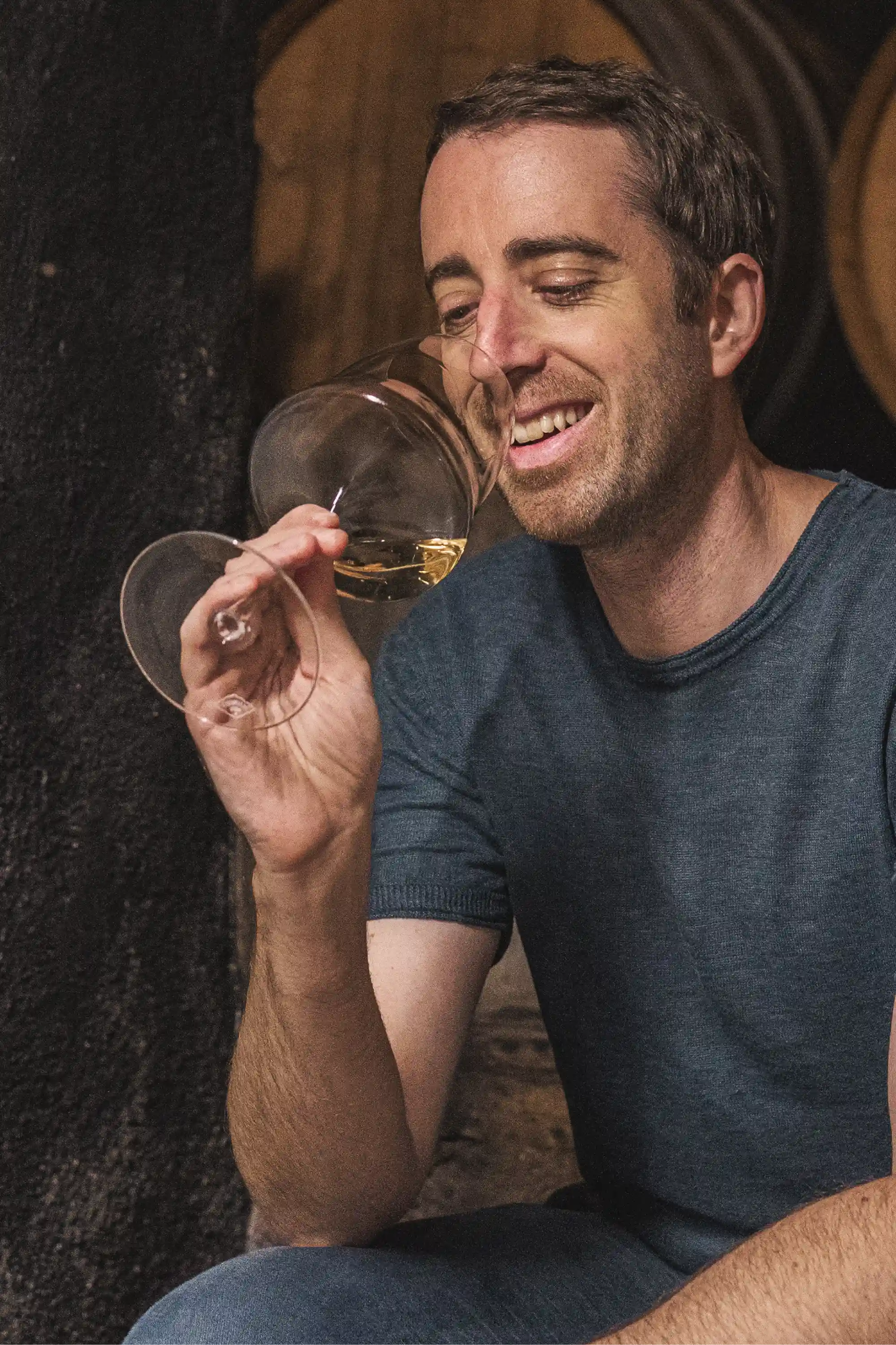 Felix Anton baron Longo tasting his wine on Josephine N° 3 Red Wine Glass