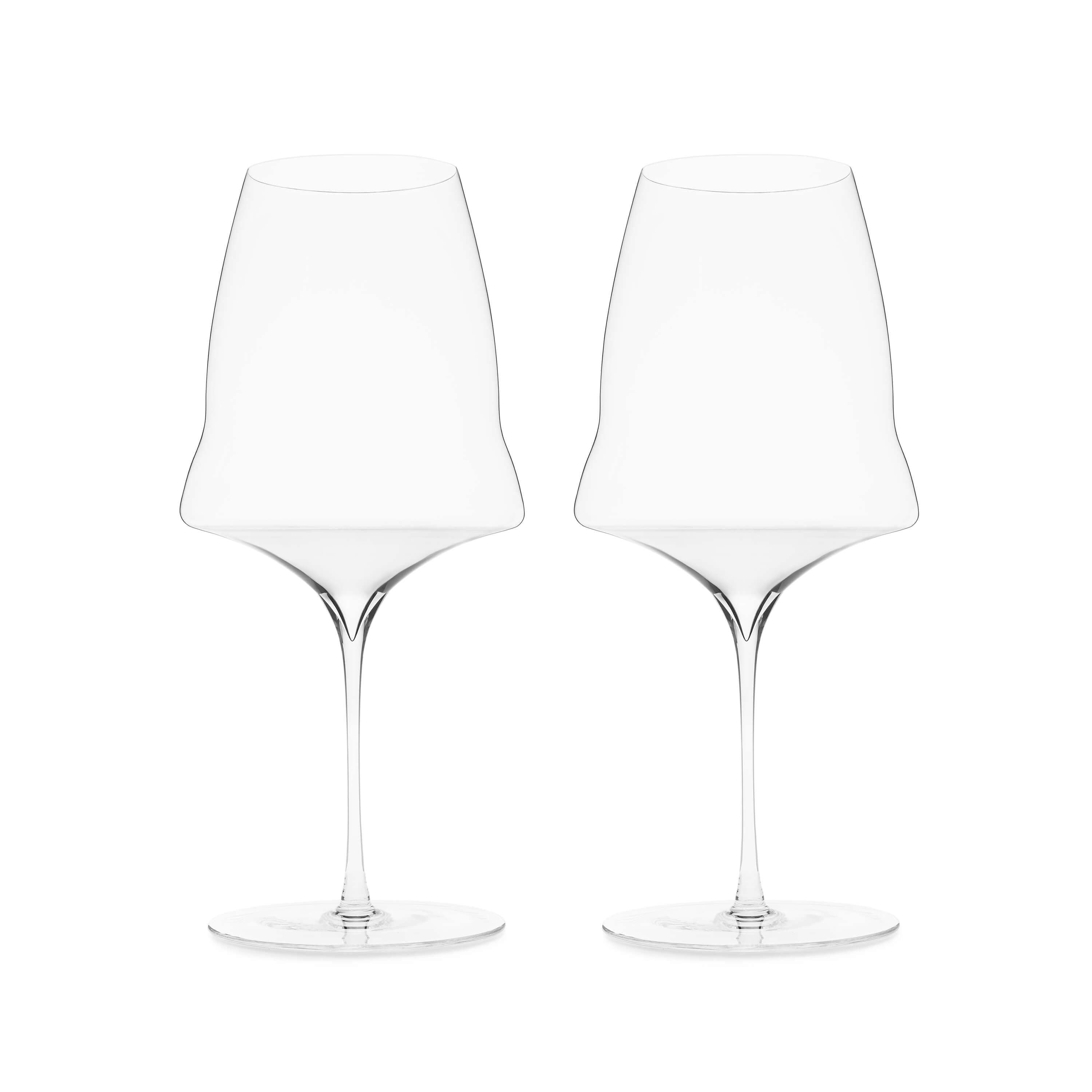 Two JOSEPHINE red wine glasses